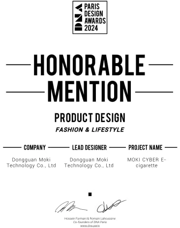 MOKI's Dual-Coil Ceramic Vape Wins the 2024 French DNA Honor Award